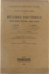 Gouard E. - Hiernaux G. - Cours élémentaire de mécanique industrielle. Tome I