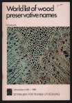 Ron Cockcroft - World list of wood preservative names