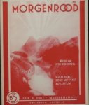 Nobel, Otto W. de: - Morgenrood. Voor piano-solo met tekst ad libitum