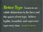 BINNS, Betty - Better Type