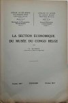 DUCHESNE Fl. - La section économique du musée du Congo Belge