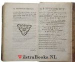 Hofstede, Petrus|Wudrian, Valentin - Convoluut mbt G.J.Nahuys 1) P. Hofstede; Het leven van Gerard Johan Nahuys  WAARBIJ:  2) NN; Leerrede met welke hoogleraar G.J. Nahuys, ware hij in het leven gebleven, in de gemeente van Leiden etc.  WAARBIJ:  3) J. C. Mohr. Overdenkingen bij ...
