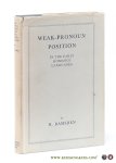 Ramsden, H. - Weak-Pronoun Position in the Early Romance Languages. [ 1st ed.].