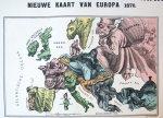 Emrik & Binger [naar Paul Hadol][Caricatural map] - [Caricatural map]: "Nieuwe kaart van Europa 1870", colored lithographed map on one leaf, by Emrik & Binger, with text underneath: "Engeland, op zich zelf staande, schuimbekt van woede, en vergeet bijna Ierland om, dat het aan den leiband houdt...