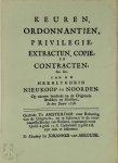  - Keuren ordonantien privilegie extracten enz