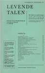 Schaar, J. van der (redactie) - Levende talen, nummer 212, december 1961