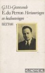 Gravesande, G.H. 's- - E. du Perron. Herinneringen en beschouwingen