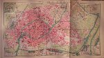 antique map (kaart). - Strassburg im Elsass. (Strasbourg)