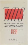 F. Mortier - KNS - Nationaal toneel van belgië 98e speeljaar 1950 - 1951