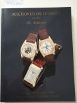 Dr. H. Crott - Auktionshaus: - 63. Auktion : Samstag, 17. November 2001 : Hotel Sheraton, Frankfurt Airport : Spezialauktion Hochwertige Uhren :