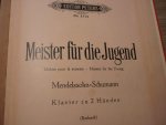 Beethoven; Schubert; Menselssohn; Schumann; Weber; Schubert; Brahms - Meister fur die Jugend, Klavierstucke 2-handig (Adolf Ruthardt)