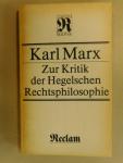 Marx Karl - Zur Kritiek der Hegelschen Rechtsphilosophie