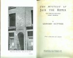 Matters Leonard - The mystery of Jack the  Ripper