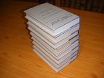 Coster, Dirk - Verzamelde werken [Set van 8 hardbacks] Bevat: Brieven 1905-1930, Brieven 1931-1949, Brieven 1950-1956, Literatuur en leven (2 delen), Het dagboek van de heer Van der Putten, Napoleon - Dostojefski, Delft - De romantische school - Willem van O...
