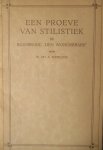 Schilling, W. Ch. A - Een proeve van stilistiek bij Ruusbroec den Wonderbare Schilling, W. Ch. A - Een proeve van stilistiek bij Ruusbroec den Wonderbare