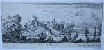 François Langlois (1588-1647), after Israël Silvestre (1621-1691), after Jacques Callot (1592-1635) [?] - Antique print, etching | View of Pozzuoli, published ca. 1640, 1 p.