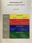 Ed de Jonge - Professionaliteit: een model van kern en context (black and white hardcover)