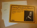 Handel, G.F. - Stucke fur Altblockflote und Basso continuo