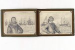 Onbekend - Nederlandsche zeehelden. Onze marine Serie 1, 20 briefkaarten (6 foto's)