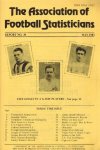  - Association of Football Statisticians -Report No. 30 May 1983