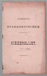 n.n - Gemeente - Stad - Doetinchem Kiezerslijst 1901-1902