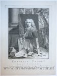 Houbraken, Jacobus (1698-1780) after Troost, Cornelis (1696-1750) - Portrait print of Cornelis Troost (1697-1750).