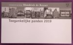 VERENIGING HENDRICK DE KEYSER. - Toegankelijke panden 2019