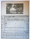 André - [Antique print, etching] Vue et plan du Camp etabli au Malibaan à la Haye/Gezicht op Maliebaan Malieveld Den Haag, early 19th century.