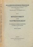 Beck, Heinrich - Möglichkeit und Notwendigkeit: Eine Entfaltung der ontologischen Modalitätenlehre im Ausgang von Nicolai Hartmann