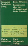 Sandkühler (Hrsg.) - Betr.,: Althusser. Kontroversen über den 'Klassenkampf in der Theorie', 1977