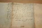  - Antiek handschrift op perkament - Richter van Woltersum - 1791  ("Jan Edelinck...Geconstitueerde Richter van Woltersum...")