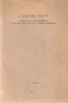 Bakker, Jan Taeke - Coram Deo. Bijdrage tot het onderzoek naar de structuur van Luthers Theologie Bakker, Jan Taeke - Coram Deo. Bijdrage tot het onderzoek naar de structuur van Luthers Theologie