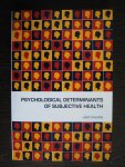 Stalpers, Joost - Psychological determinants of subjective health