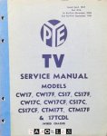  - PYE TV Service Manual Models CW17, CW17F, CS17, CS17F, CW17C, CW17CF, CS17C, CS17CF, CTM17T, CTM17F & 17TCDL (wired chassis)