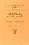 KAMMA, F.C. - Religious texts of the oral tradition from Western-New Guinea (Irian Jaya). Part A The origns and sources of life. Collected and translated.