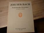 Bach; J. S. (1685-1750) - Franzosische Ouverture fur Klavier (Cembalo), Ursprungliche Fassung in c-moll - Zum ersten mal herausgegeben von Hans David
