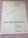 Dohnanyi von Ernst - Vier Klavierstucke Op.2