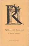 ZENNARO, MAURO - Alphabeto Romano con una divagazione di Armando Petrucci