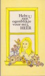 L. Johnson - HEBT U EEN OGENBLIKJE HEER