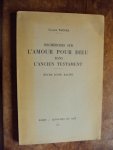 Wiéner, Claude - Recherches sur l'amour pour Dieu dans l'Ancien Testament