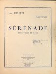 Rosetti, Luc.: - Sérénade pour violon et piano. Op. 7