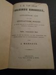 Van Dale, J.H. - Taalkundig handboekje of alphabetische lijst van alle Nederlandsche woorden. Die wegens spelling en taalkundig gebruik aan eenige bedenking  onderhevig zijn.