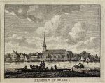 J. Bulthuis, K.F. Bendorp - Antieke prent Zuid Holland: Krimpen op de lek, 1 p.