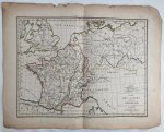 Frémin, A., [cartographer] - Carte des Gaules et de la Germanie. Pour servir aux leçons de Geog.phie Ancienne de M. Ducros. [Map]
