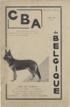  - Club du Berger Allemand de Belgique (Bulletin mensuel, nr.3, mars 1937)
