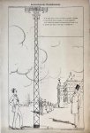Braakensiek, Johan (1858-1940) - [Original lithograph/lithografie by Johan Braakensiek] Amsterdamsche Enakskinderen, 21 Juni 1896, 1 pp.