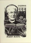 Damme, Frank-Ivo van. - Exlibris voor Jozef Boets.
