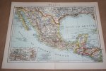  - Oude kaart - Mexico - circa 1905