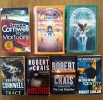 Ludlum, Robert / Patricia Cornwell / David Eddings - THE BOURNE IDENTITY / HOSTAGE / CRAIS / TRACE / PORT MORTUARY / SORCERESS OF DARSHIVA / DEMON LORD OF KARANDA