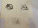 Diversen - Zeer zeldzaam - Uit Hendschel's Schetsboek, XVI Facsimiles naar zijne beroemde teekeningen